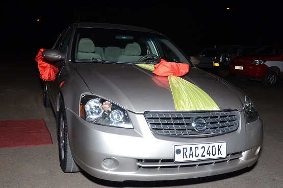 Imodoka Miss Colombe yahawe yari imaze umwaka igenda mu mihanda ya Kigali