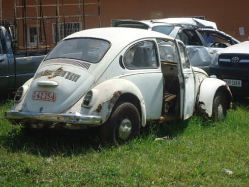 Gikeri ni zo modoka za mbere zinjiye mu Rwanda