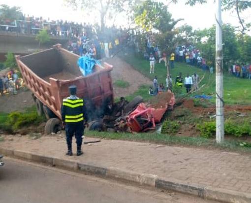 Ababonye iyi mpanuka bavuze ko yari ikomeye