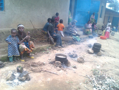 Impunzi z'abanyecongo zahungiye mu Rwanda.