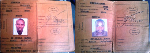 Izi mpushya zafatanwe abagabo baje gukora ikizami cya permis de conduire ariko ngo ntaho zanditse muri Polisi.