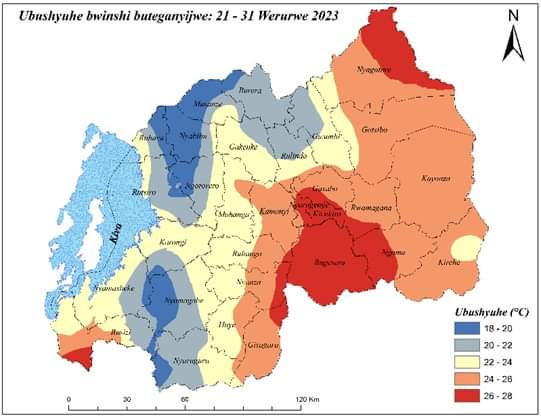 Ikarita yerekana iby'ubushyuhe