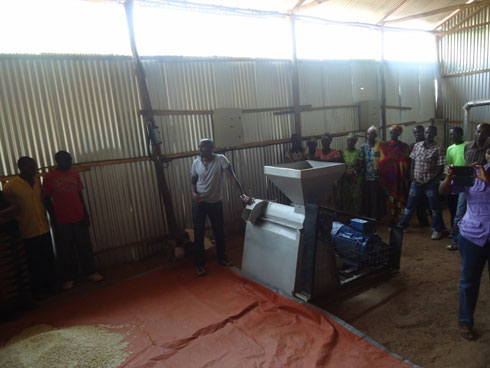 Imwe mu mashini yifashishwa mu gukora akawunga.