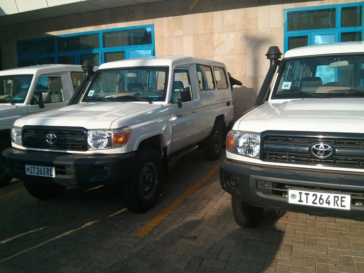 Imodoka HCR yahaye inzego za Leta zifite aho zihurira n