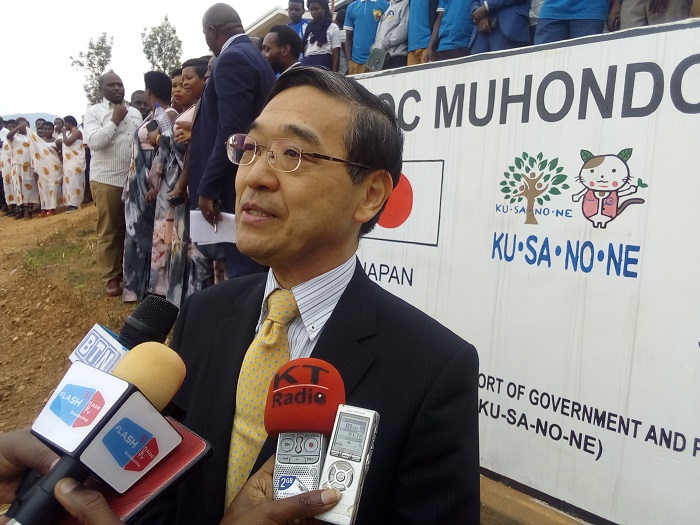 Ambasaderi Miyashita avuga ko Ubuyapani butewe ishema no guteza imbere imyuga mu Rwanda