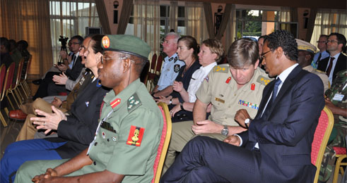 Bamwe mu bitabiriye amahugurwa yari amaze ibyumweru bibiri.