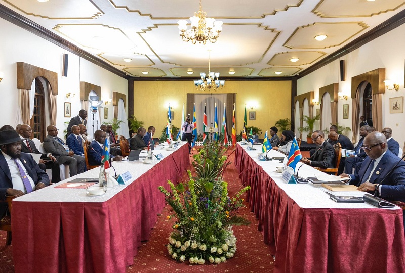 Abayobozi b'ibihugu bigize EAC mu nama i Nairobi