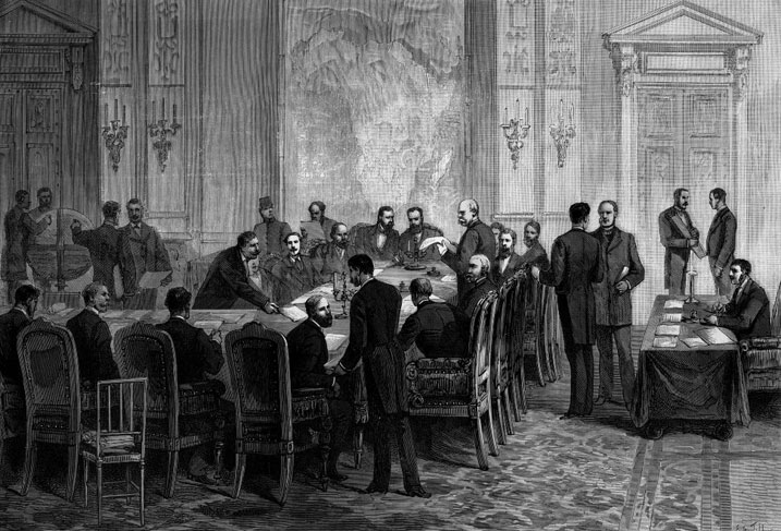 Mu nama y'i Berlin mu 1884 ibihugu by'u Burayi byigabanyije Afurika (Photo: Internet)