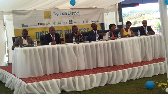 Inama yigaga ku ishoramari mu Karere ka Nyanza yitabiriwe n'abayobozi mu nzego zinyuranye z'igihugu.