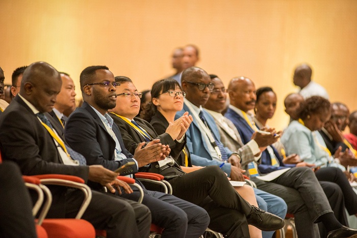 Abashoramari b'Abanyarwanda n'abanyamahanga bitabiriye inama