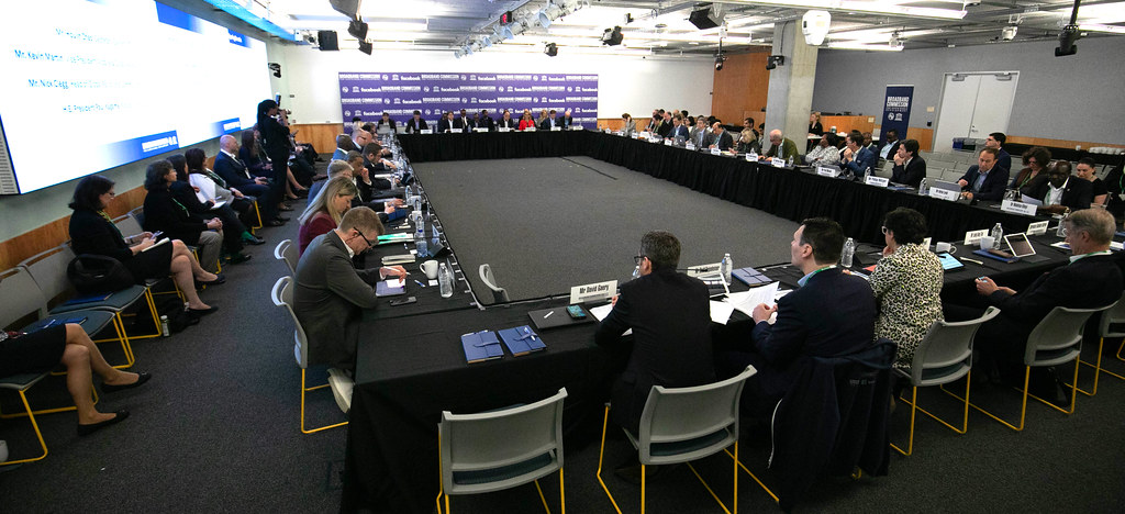 Inama yabereye i Silicon Valley muri Leta zunze Ubumwe za Amerika ku cyicaro gikuru cya Facebook