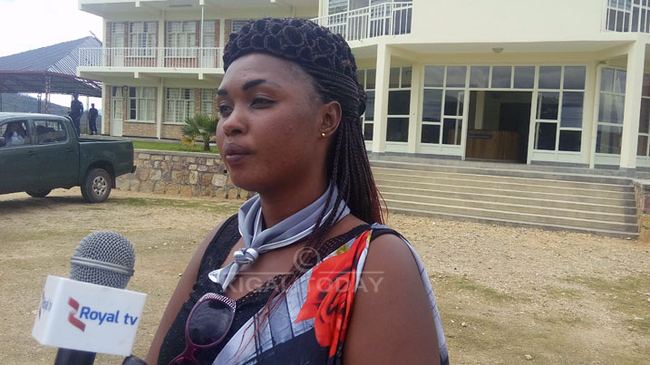 Niyongabo Joyeuse, ushinzwe inama y'igihugu y'abagore mu kagari ka Kimisagara mu mujyi wa Kigali 