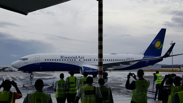 Indege nshya B737-800NG ya RwandAir