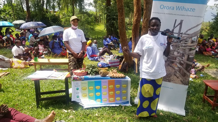 Abaturage bishimiye ko bamenye gutegurira abana indyo yuzuye