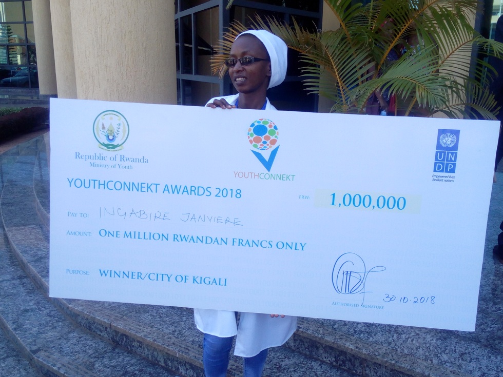 Ingabire avuga ko icyo gihembo kizamufasha kwagura ibikorwa bye