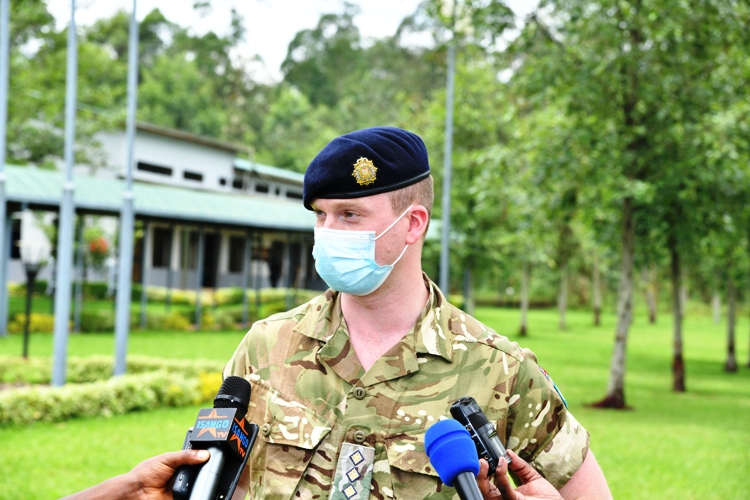 Cpt Tom Sheppard Umwe mu Bongereza batanze amahugurwa