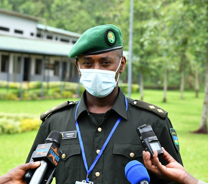 Lt Eric Twagirayezu Umwe mubahuguwe