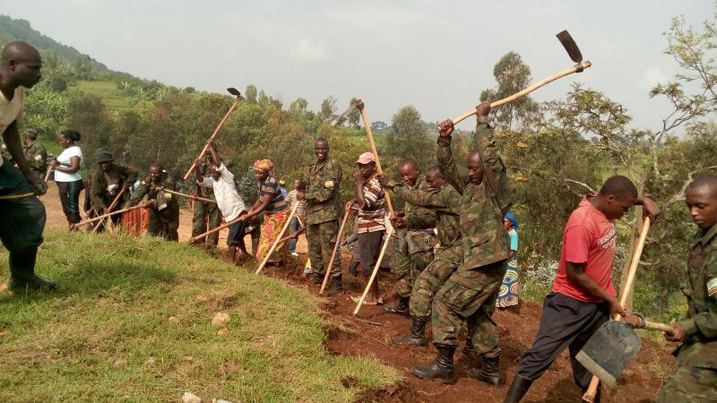 Ingabo nazo zitabiriye