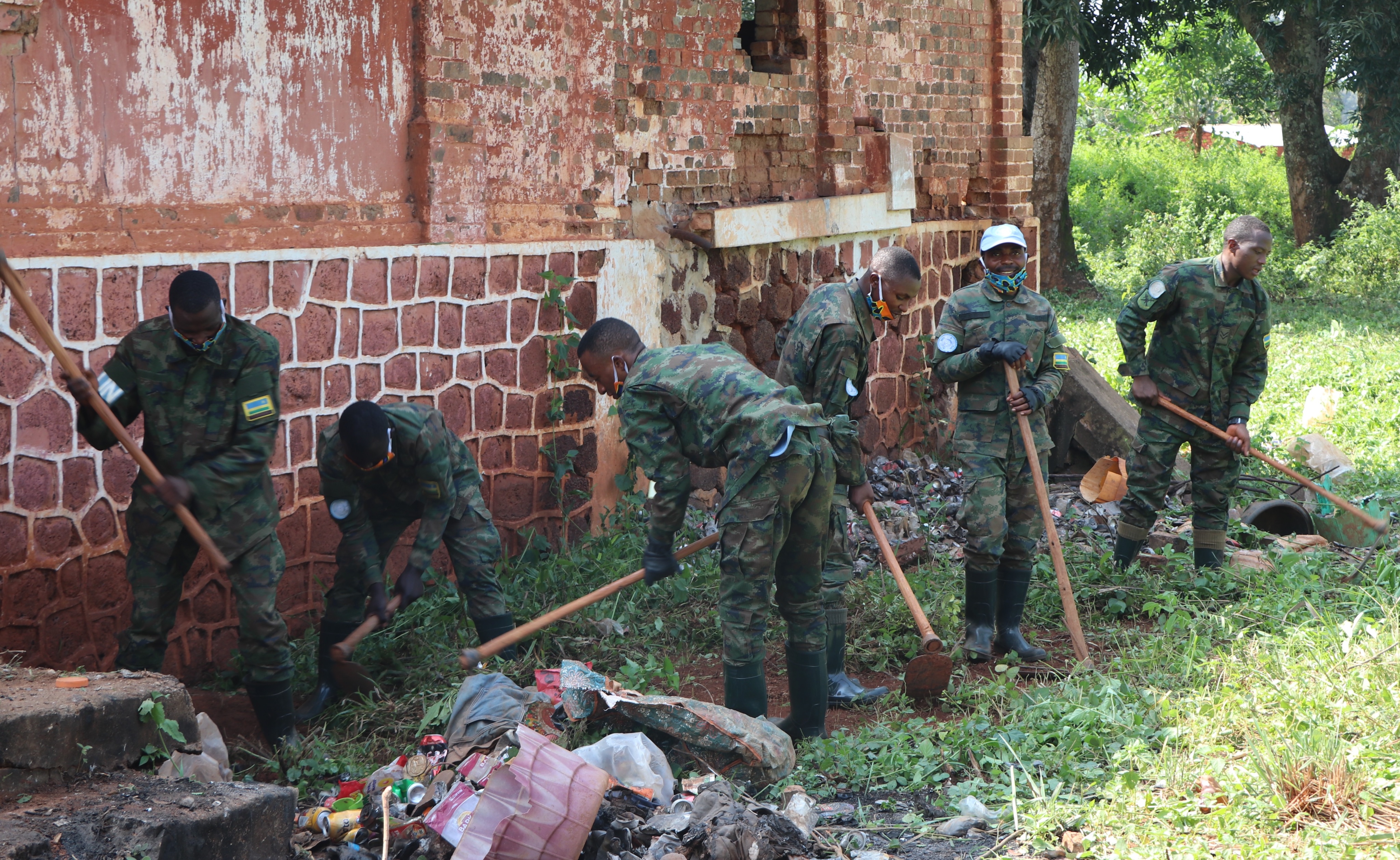 Ingabo z'u Rwanda zishimirwa uruhare rwazo muri ibyo bikorwa bitandukanye