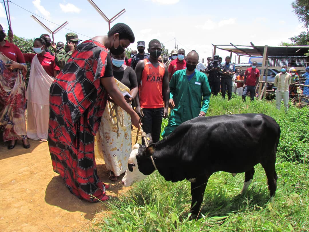 Imiryango umunani y'abagore yorojwe inka