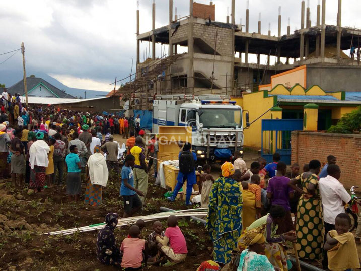 Kizimyamwoto ya Polisi y'igihugu yahise iza gutabara 