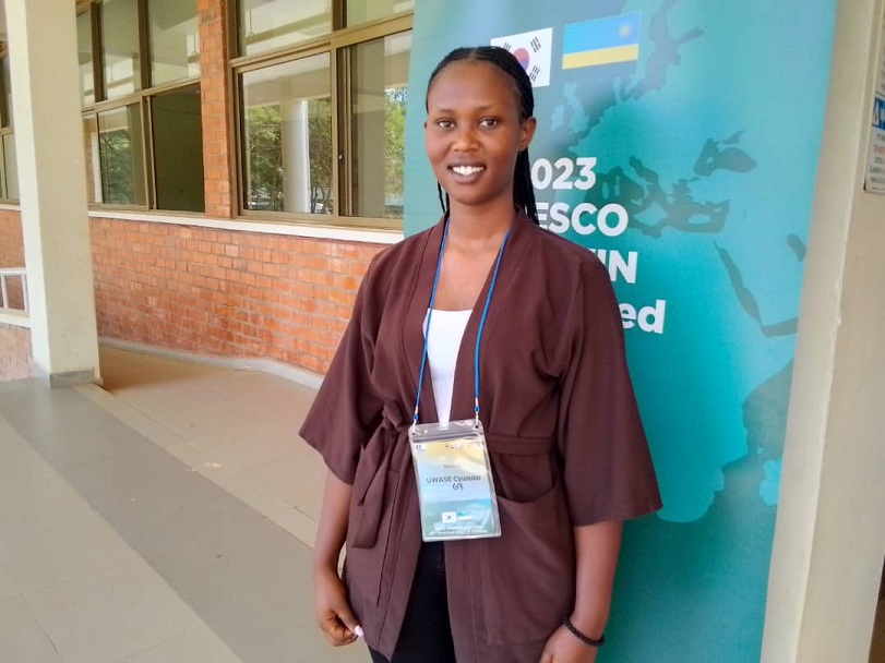 Uwase Cyuzuzo avuga ibyo arimo kwiga bizamufasha guteza imbere imishinga ye