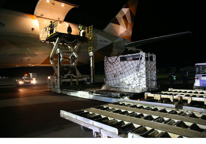 Inkura zigejejwe ku kibuga cy'Indege i Kanombe kuri uyu wa mbere