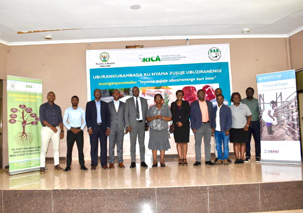 Ubukangurambaga ku buziranenge bw'inyama buhuriweho n'inzego zitandukanye