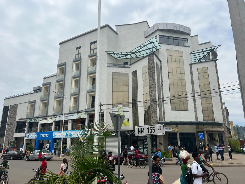 Basuye zimwe mu nyubako zo mu mujyi wa Musanze