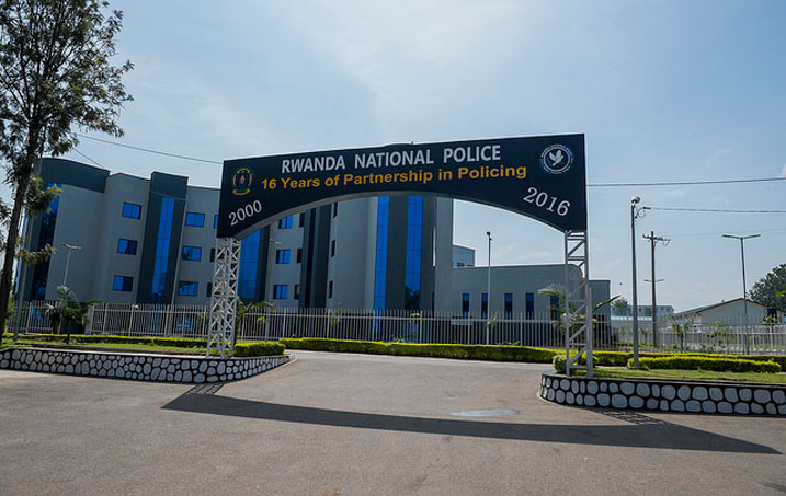 Inyubako nshya y'Icyicaro Gikuru cya Polisi y'u Rwanda.