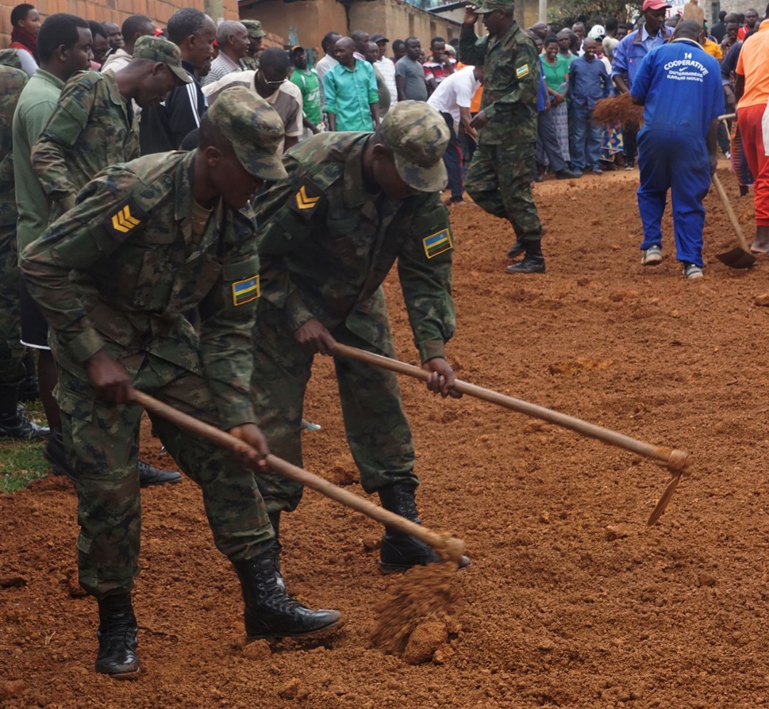 Inzego z'umutekano na zo ntizatanzwe mu muganda rusange
