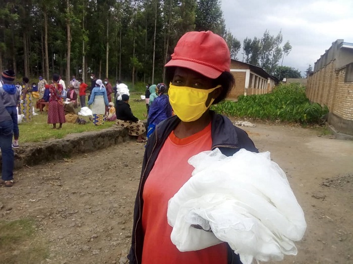 Gatoya Marie yishimiye kuba abonye inzitiramibu nshya zisimbura izari zarashaje