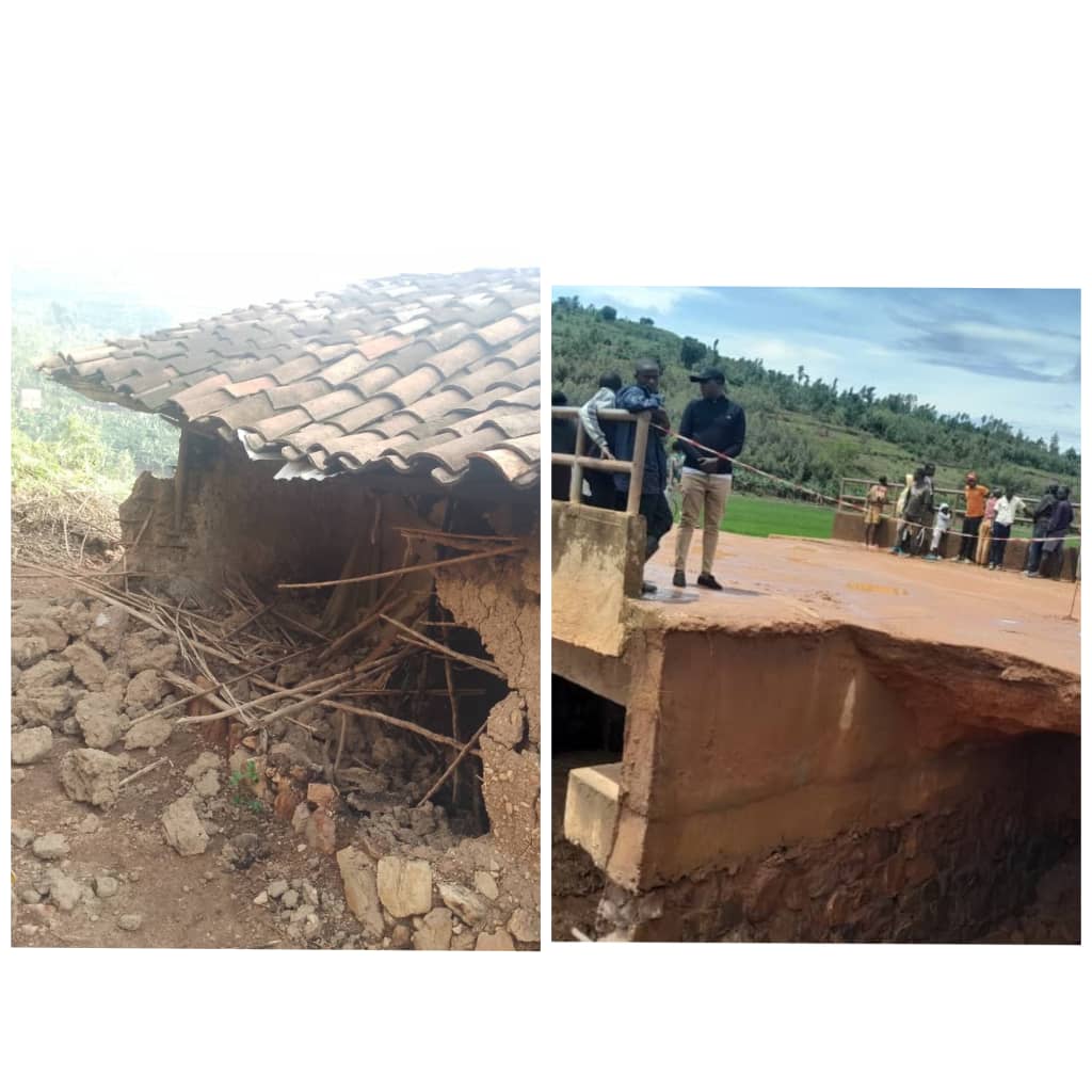 Imvura yangije inzu z