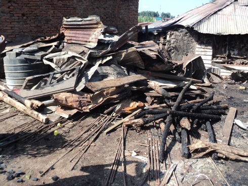 Ku nzu yose, ibi nibyo byabashije gusigara.