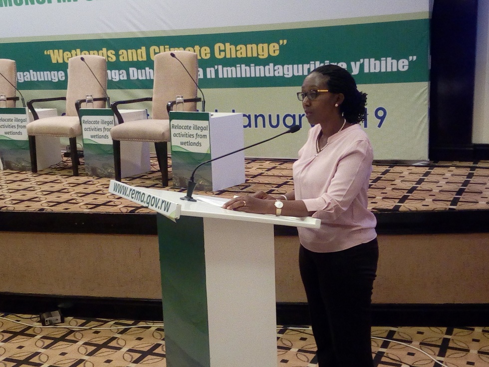 Ir Colette Ruhamya, umuyobozi wa REMA