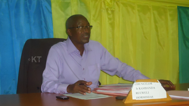 Ir Rucweli Hormisdas perezida w'inama Njyanama y'Akarere ka Nyanza