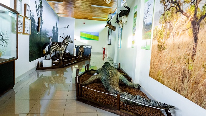 Iruhande rw'iyi ngona hari inkweto bayikuyemo bivugwa ko zari zambawe n'uwo yari yariye ikiba mu kiyaga giherereye mu Karere ka Bugesera