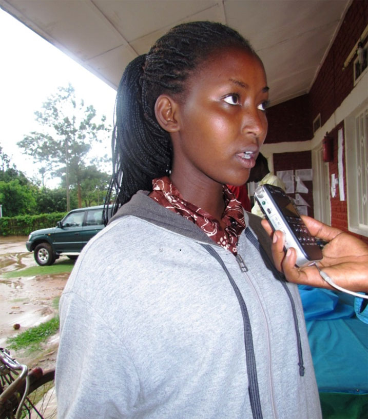 Ishimwe Nadine, umwe mu ntore ziri ku rugerero.