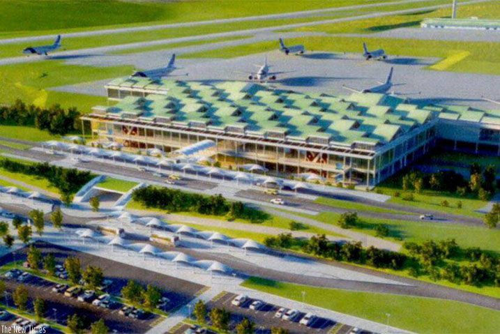 Ishusho ya mudasobwa igaragaza uko iki kibuga kizaba kimeze.