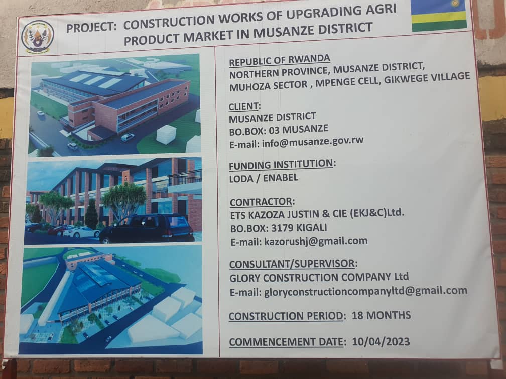 Igishushanyo mbonera kigaragaza uko iri soko rizaba rimeze