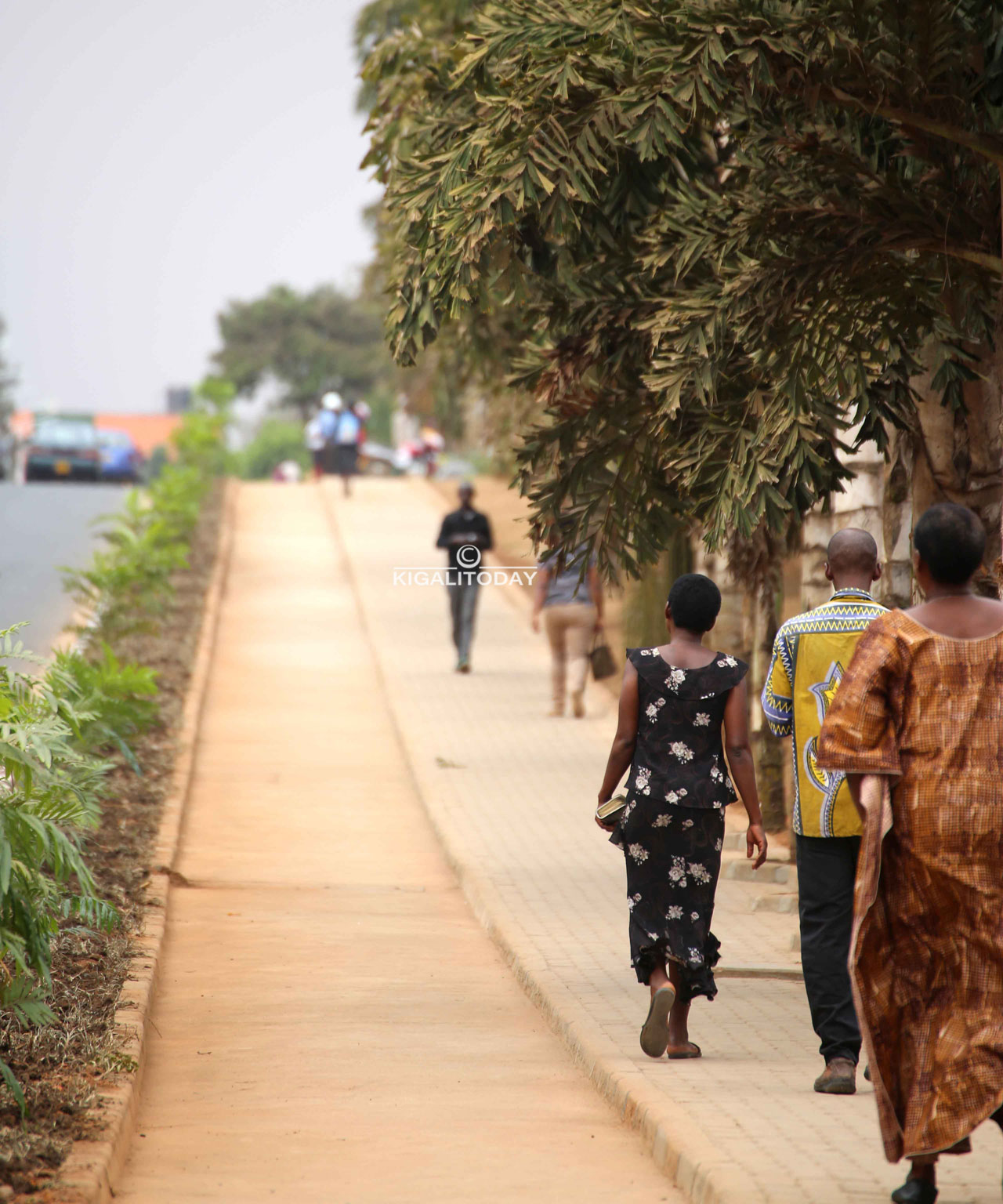 Isuku ni yose ku mihanda igana kuri Stade Amahoro.