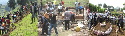 Umwaka ushize, Intore zo mu karere ka Nyabihu zakoze ibikorwa bitandukanye by