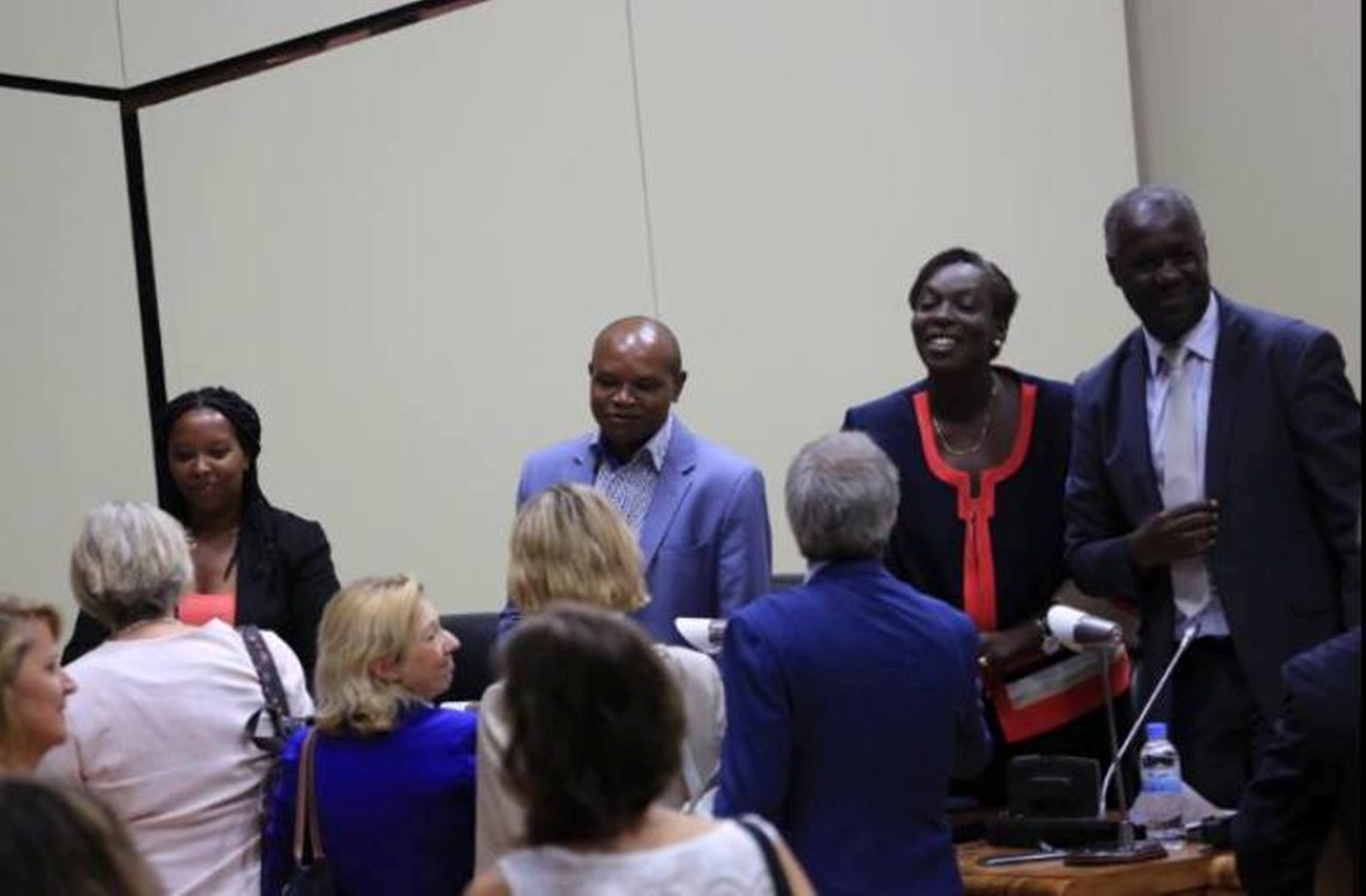 Bakiriwe na bagenzi babo b'abanyarwanda