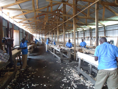 Urubyiruko rugiye Iwawa rwigishwa imyuga itandukanye izarufasha kwibeshaho ndetse n