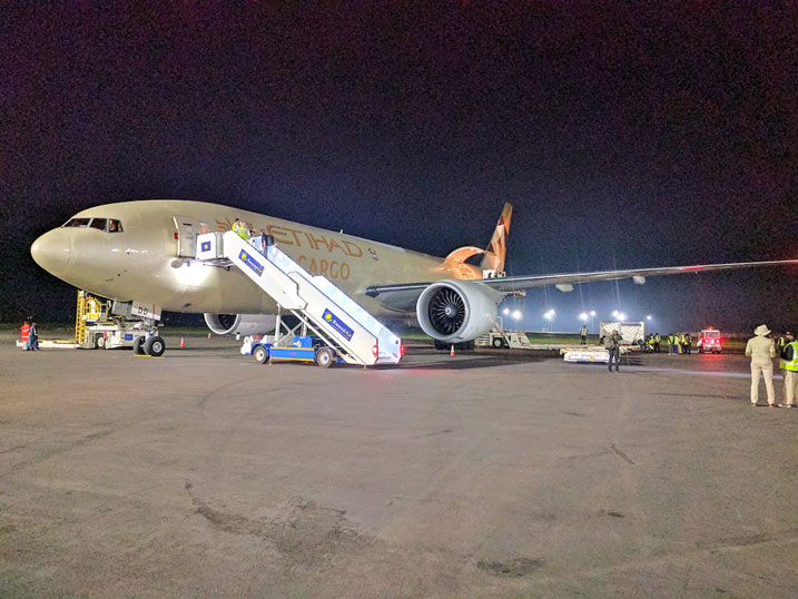 Iyo ndege niyo yazizananye n'izindi Ntare z'ingabo ebyiri.