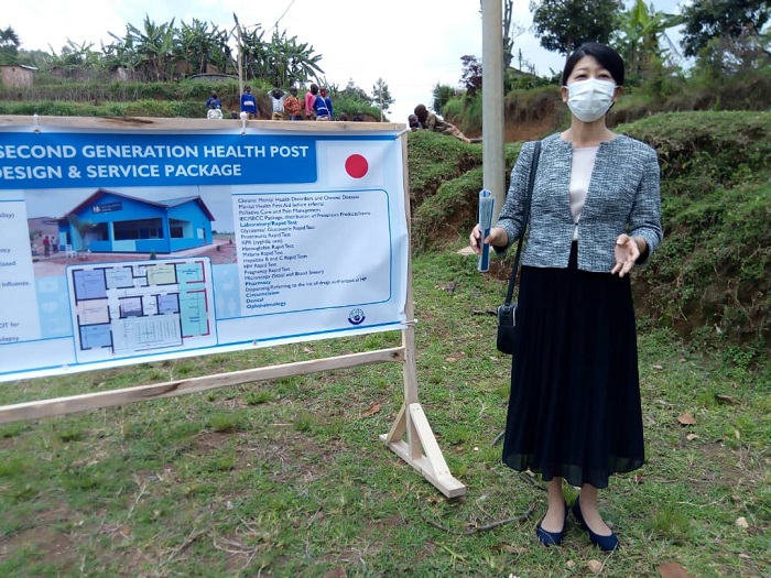 Yukako Ochi yavuze ko azagaruka kureba uko abaturage ba Ruhinga bishimiye serivisi z'ubuzima