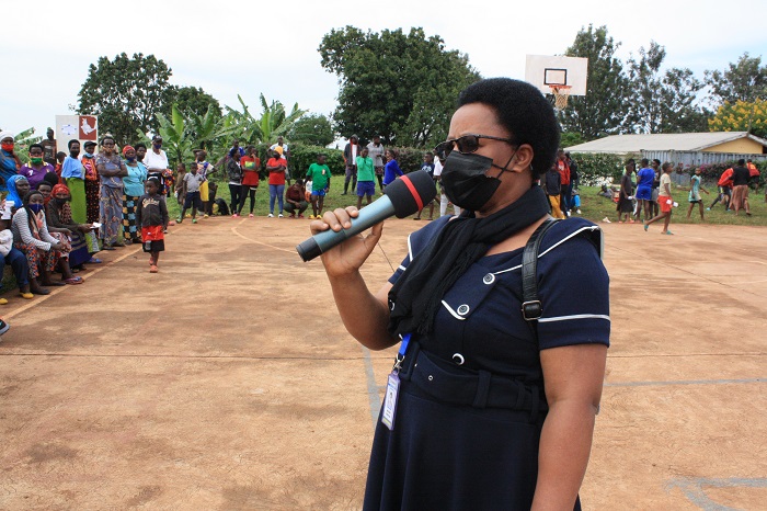Jane Bayera, umuyobozi w'ikigo nderabuzima cya Nyamirama