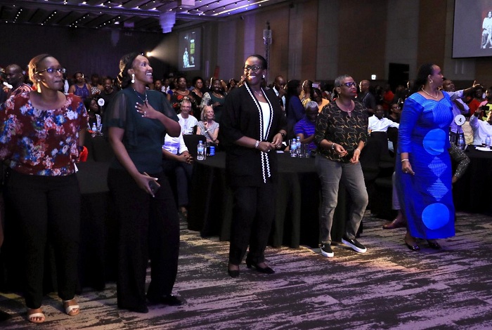 Madamu Jeannette Kagame mu baryohewe n'umuziki wa Kassav kuri St Valentin