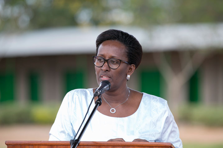 Madame Jeannette Kagame ageza Ijambo ku Nkubito z'icyeza zahembwe kuri uyu wa kabiri