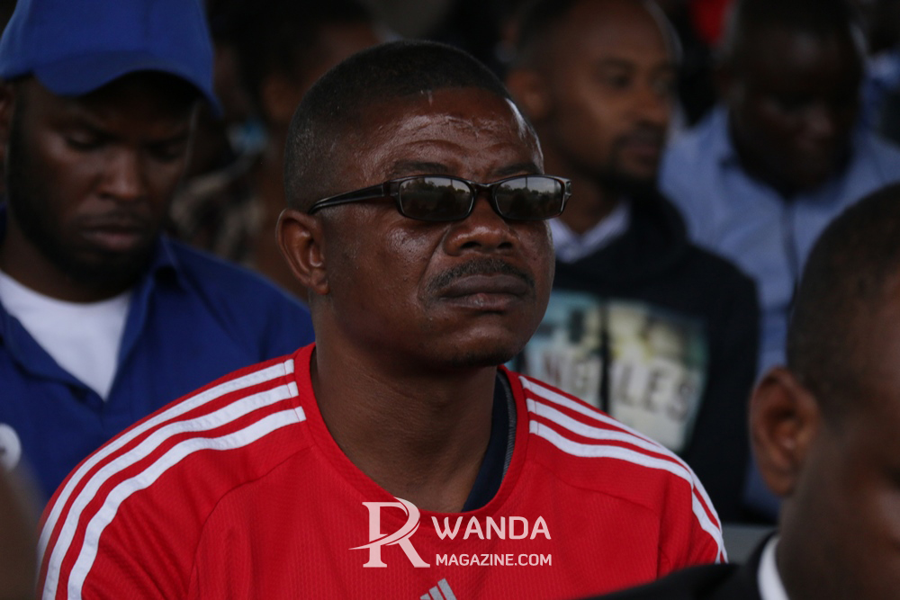 Jeannot Witakenge ubwo yarebaga umukino Rayon Sports yanganyijemo na Mukura